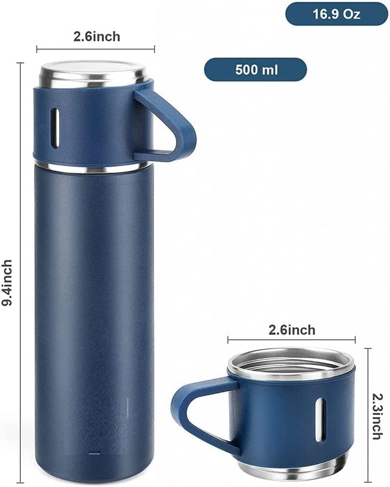 Funds United Stainless Steal Thermos Coffee Cup, Vacuum sealed Hot & Cold insulated Beverage Bottle