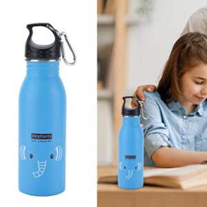 Atyhao Cartoon Water Bottle, Food Grade 500ml Cute Insulated Water Bottle Prevent Leakage Stainless Steel Portable for Climbing for Travel(#1)