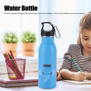 Atyhao Cartoon Water Bottle, Food Grade 500ml Cute Insulated Water Bottle Prevent Leakage Stainless Steel Portable for Climbing for Travel(#1)