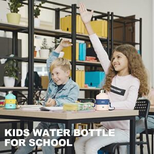 JEKSSTB Stainless Steel Insulated Water Bottle - 13 oz Sports Water Bottle for Kids and Adults - Double Walled Vacuum Sealed Thermal Bottle for Hot and Cold Drinks - Perfect for Outdoor Activities