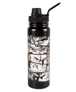 maxerkeep japanese anime stainless steel water bottle 28oz 800ml keeps liquids hot or cold kid school