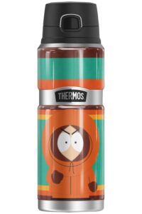 south park kenny thermos stainless king stainless steel drink bottle, vacuum insulated & double wall, 24oz