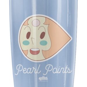 Logovision Steven Universe Pear Points Stainless Steel Tumbler 20 oz Coffee Travel Mug/Cup, Vacuum Insulated & Double Wall with Leakproof Sliding Lid | Great for Hot Drinks and Cold Beverages