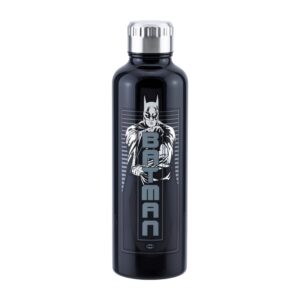 paladone batman metal water bottle | officially licensed superhero merchandise