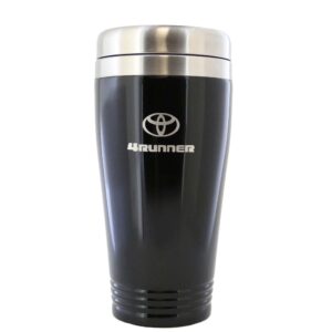 au-tomotive gold stainless steel travel mug for toyota 4runner (black)