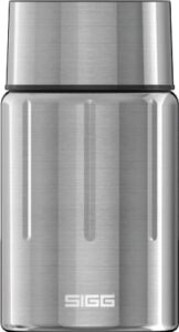 sigg - insulated food container - silver food jar brush selenite - integrated cutlery - hot & cold, bpa free - stainless steel - 25 oz