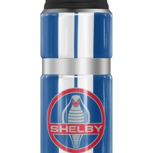 Shelby Cobra OFFICIAL Mustang Vintage Logo THERMOS STAINLESS KING Stainless Steel Drink Bottle, Vacuum insulated & Double Wall, 24oz