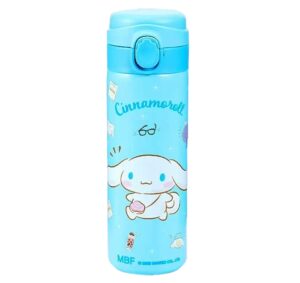 cinnamoroll stainless steel insulated water bottle 420ml - blue