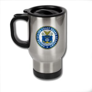 expressitbest stainless steel coffee mug with u.s. coast guard academy (uscga) seal