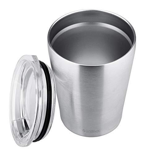 Isosteel to Go Mug Slim 0.25 Litre Vacuum Insulated Cup Silver