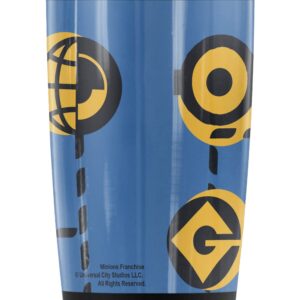 Logovision Minions OFFICIAL Kevin Blue Stainless Steel 20 oz Travel Tumbler, Vacuum Insulated & Double Wall with Leakproof Sliding Lid