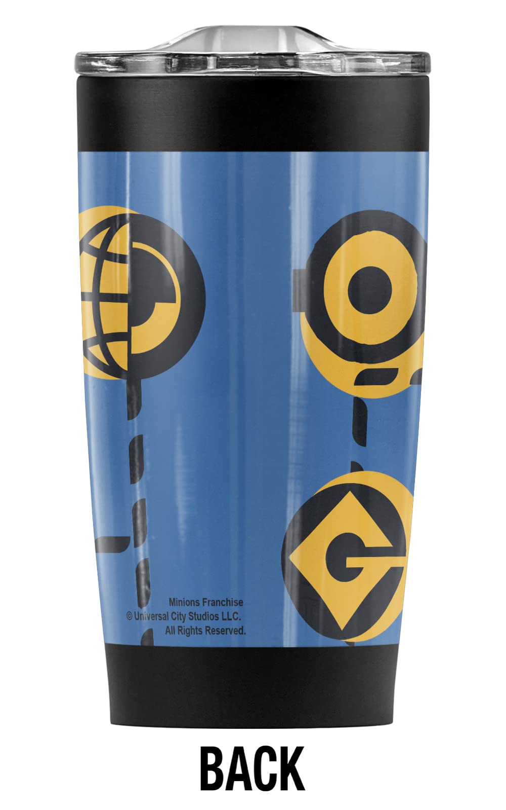Logovision Minions OFFICIAL Kevin Blue Stainless Steel 20 oz Travel Tumbler, Vacuum Insulated & Double Wall with Leakproof Sliding Lid
