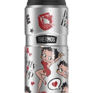 Betty Boop Collage THERMOS STAINLESS KING Stainless Steel Drink Bottle, Vacuum insulated & Double Wall, 24oz