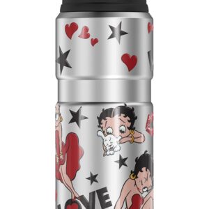 Betty Boop Collage THERMOS STAINLESS KING Stainless Steel Drink Bottle, Vacuum insulated & Double Wall, 24oz