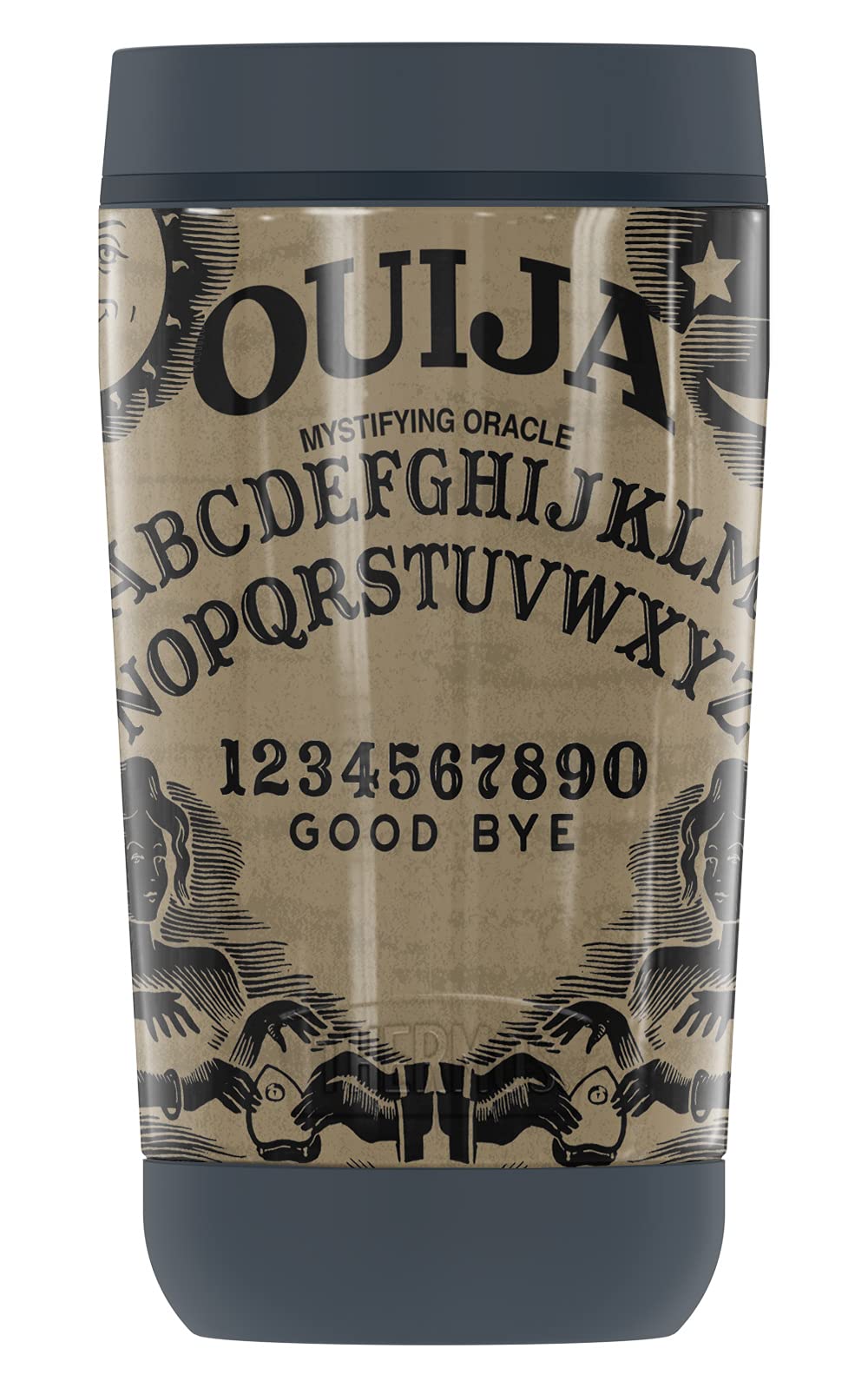 THERMOS Ouija Big Ouija GUARDIAN COLLECTION Stainless Steel Travel Tumbler, Vacuum insulated & Double Wall, 12 oz.