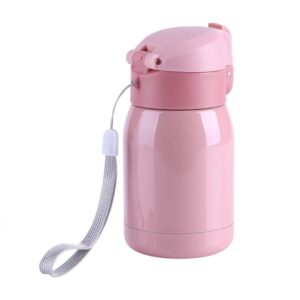 mini 200ml stainless steel water bottle, small vacuum insulated water bottle leakproof sport tumbler cup hot and cold water bottle for women girls gift milk tea lunch