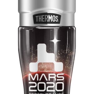 THERMOS Nasa Mars Perserverance Logo STAINLESS KING Stainless Steel Travel Tumbler, Vacuum insulated & Double Wall, 16oz