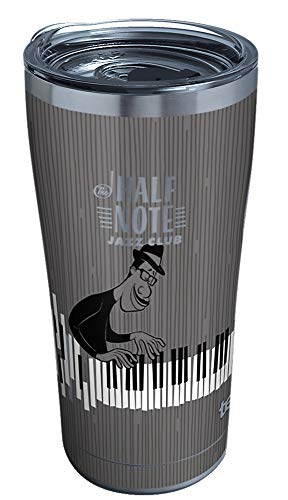 Tervis Triple Walled Disney Pixar - Soul Insulated Tumbler Cup Keeps Drinks Cold & Hot, 20oz - Stainless Steel, Half Note