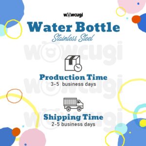 wowcugi Personalized Giraffe Water Bottle Reminder Insulated Stainless Steel Sports Travel Coffee Bottles 12oz 18oz 32oz Back To School Birthday Christmas Custom Gifts for Women Kids Animal Lovers