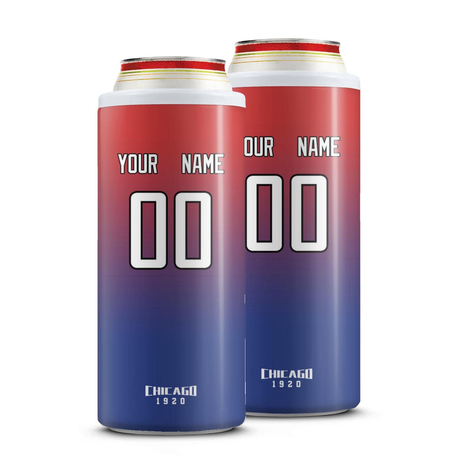 Personalized Customized Chicago City Cup Stainless Steel Insulated for Beer and Cold Drinks Baseball Fans Men Women Youth Kids Gifts