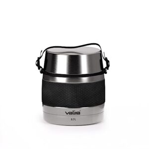 valira thermo executive food flask 0.7l, 0.7 l, silver