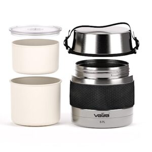 Valira Thermo Executive Food Flask 0.7L, 0.7 L, Silver