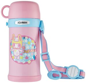 zojirushi canteen stainless steel bottle 600ml sc-mb60-pp happy pink