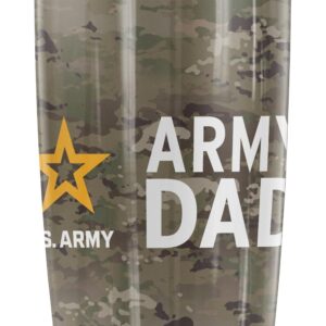 Logovision U.S. Army Dad Stainless Steel Tumbler 20 oz Coffee Travel Mug/Cup, Vacuum Insulated & Double Wall with Leakproof Sliding Lid | Great for Hot Drinks and Cold Beverages