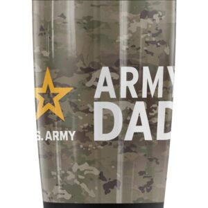 Logovision U.S. Army Dad Stainless Steel Tumbler 20 oz Coffee Travel Mug/Cup, Vacuum Insulated & Double Wall with Leakproof Sliding Lid | Great for Hot Drinks and Cold Beverages