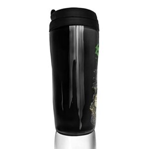 LOREBUTY Municipal Band Waste Coffee Mug With Lids 12oz Insulated Car Mugs Double Wall Vacuum Reusable Travel Coffee Cup For Hot/Ice Drinks Coffee Teas