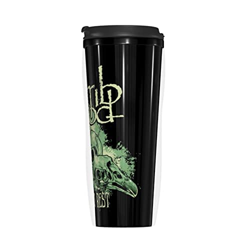 LOREBUTY Lamb Rock of God Band Coffee Mug With Lids 12oz Insulated Car Mugs Double Wall Vacuum Reusable Travel Coffee Cup For Hot/Ice Drinks Coffee Teas