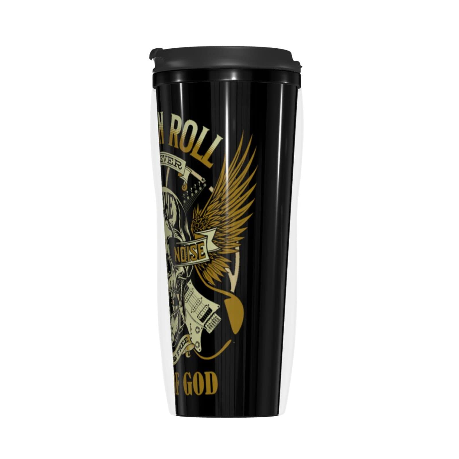 LOREBUTY Lamb Rock of God Band Coffee Mug With Lids 12oz Insulated Car Mugs Double Wall Vacuum Reusable Travel Coffee Tumbler For Hot/Ice Drinks Coffee Teas
