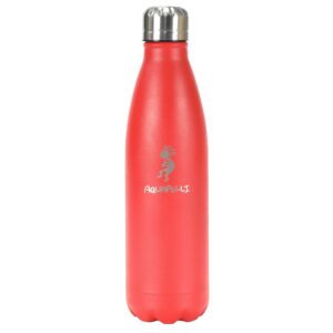 aquapelli vacuum insulated sport bottle, 16 ounces, pompeian red