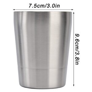 DULRLLY 14 oz Coffee Mug with Lid, Stainless Steel Coffee Mug Double Wall Vacuum Insulated Travel Mug for Hot & Cold Drinks for Home Office(True Color Trumpet 263ml)