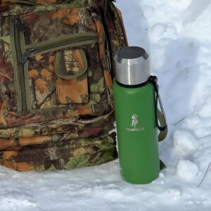 Aquapelli Vacuum Insulated Water Bottle, 34 Ounces, Willow Green