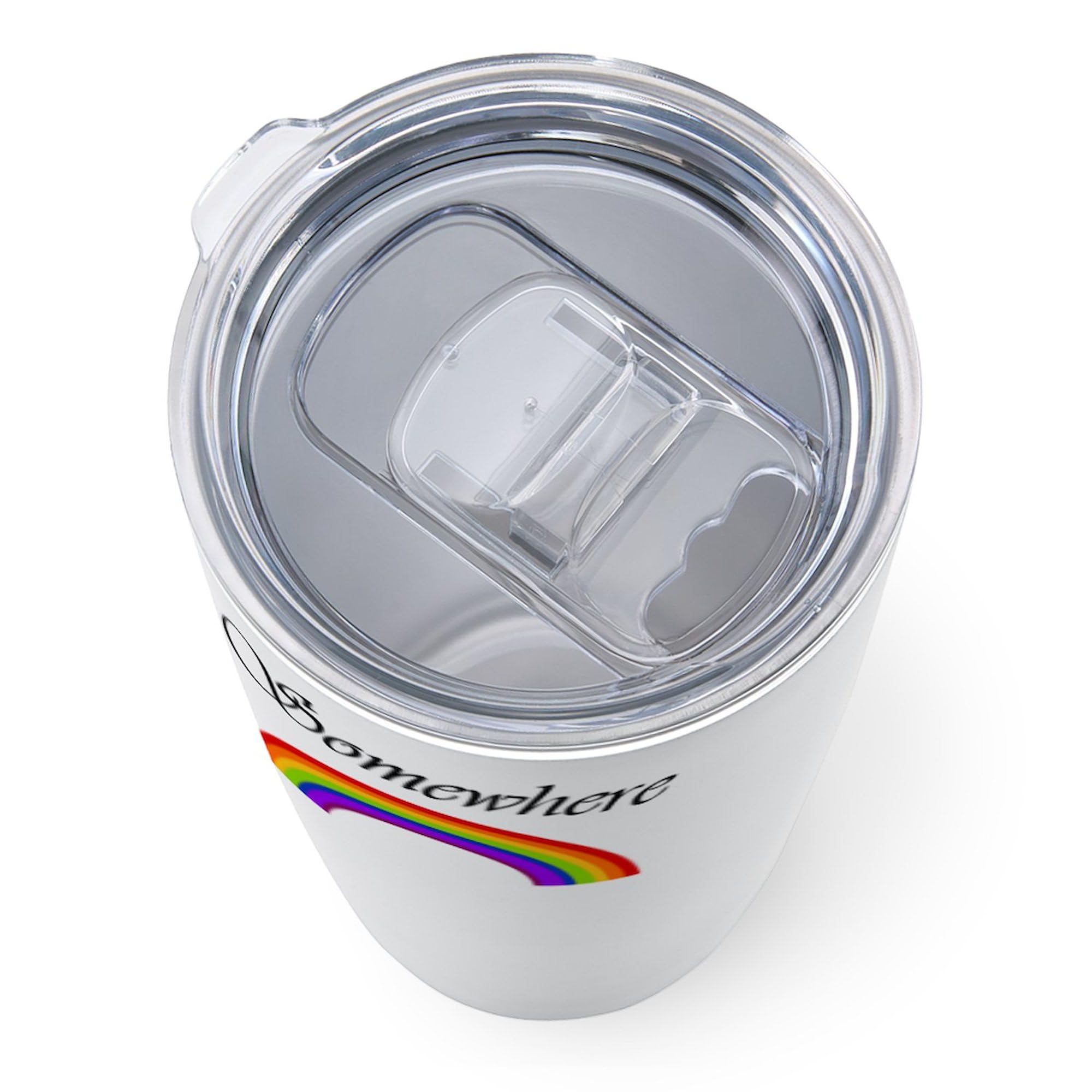 CafePress Somewhere Over The Rainbow Stainless Steel Travel Stainless Steel Travel Mug, Insulated 20 oz. Coffee Tumbler