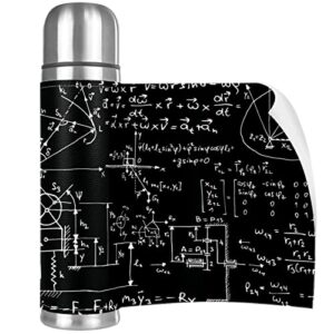 Insulated Water Bottle,Thermos for Hot Drinks,Formula Math Equation,Coffee thermos Stainless Steel Water Bottle