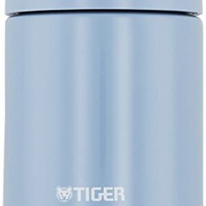 Tiger Water Bottle, 8.5 fl oz (250 ml), Lightweight, Screw Mug Bottle, Vacuum Insulated Bottle, Tumbler, Can Be Used For Mugs Hot or Cold Retention MCA-C025AS, Sax Blue