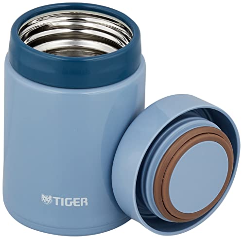 Tiger Water Bottle, 8.5 fl oz (250 ml), Lightweight, Screw Mug Bottle, Vacuum Insulated Bottle, Tumbler, Can Be Used For Mugs Hot or Cold Retention MCA-C025AS, Sax Blue