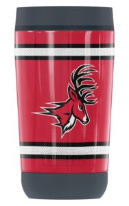 thermos fairfield university official jersey stripes guardian collection stainless steel travel tumbler, vacuum insulated & double wall, 12 oz.