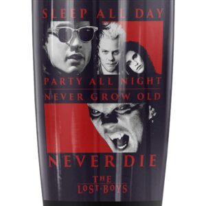 The Lost Boys Never Die Stainless Steel Tumbler 20 oz Coffee Travel Mug/Cup, Vacuum Insulated & Double Wall with Leakproof Sliding Lid | Great for Hot Drinks and Cold Beverages