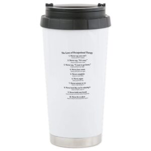 cafepress laws of o.t. stainless steel travel mug stainless steel travel mug, insulated 20 oz. coffee tumbler
