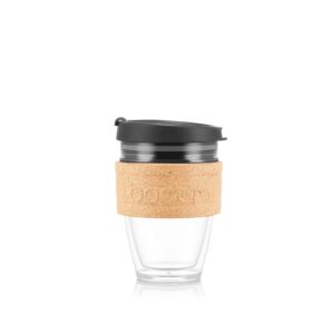 bodum joycup travel mug 0,25l/ 8oz, cork band