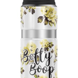 Betty Boop Yellow Flowers THERMOS STAINLESS KING Stainless Steel Drink Bottle, Vacuum insulated & Double Wall, 24oz