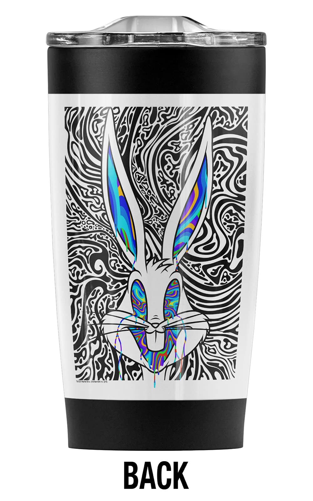 Logovision Looney Tunes Wild Bugs Stainless Steel Tumbler 20 oz Coffee Travel Mug/Cup, Vacuum Insulated & Double Wall with Leakproof Sliding Lid | Great for Hot Drinks and Cold Beverages