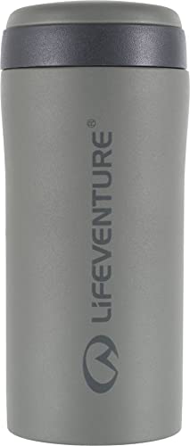 Lifeventure 9530ME Thermal Mug, Insulated & Leakproof Travel Mug, 300ml, Matt Grey