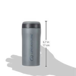 Lifeventure 9530ME Thermal Mug, Insulated & Leakproof Travel Mug, 300ml, Matt Grey