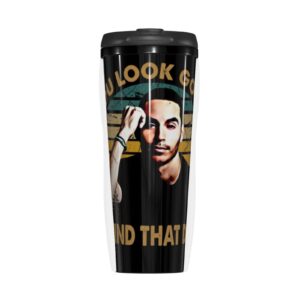 manny montana coffee mug men with lid portable travel mugs classic fashion insulated for men and women running cycling mugs