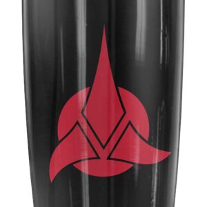 LOGOVISION Star Trek Klingon Empire Symbol Stainless Steel Tumbler 20 oz Coffee Travel Mug/Cup, Vacuum Insulated & Double Wall with Leakproof Sliding Lid | Great for Hot Drinks and Cold Beverages