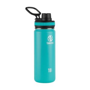 Takeya Originals and Actives Insulated Stainless Steel Water Bottles, 18 Oz